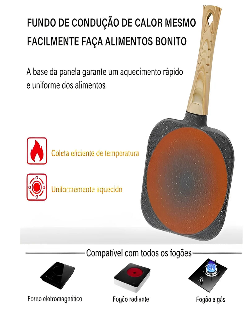 Separador de Ovos Antiaderênte com 3 Furos – Design Mármore