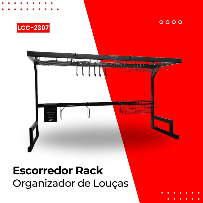 Suporte para Louça em Inox Antiferrugem – 65/85 cm, Acabamento Resistente