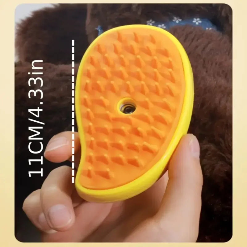 Escova a vapor para cão e gato 3 em 1