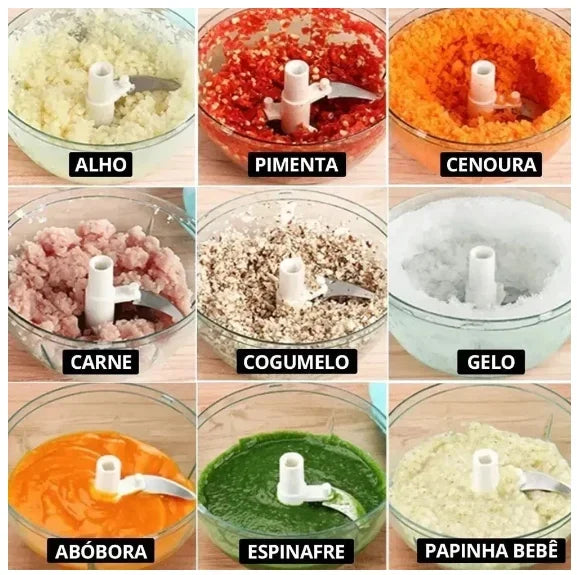 Triturador manual de alimentos