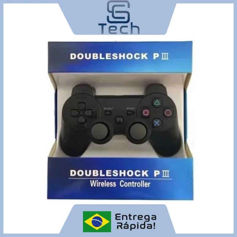 Controle Wireless para PS3 – Compatível, Estilo DualShock 3