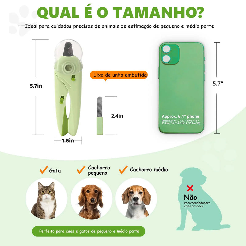 Cortador De Unhas Para Cães e Gatos