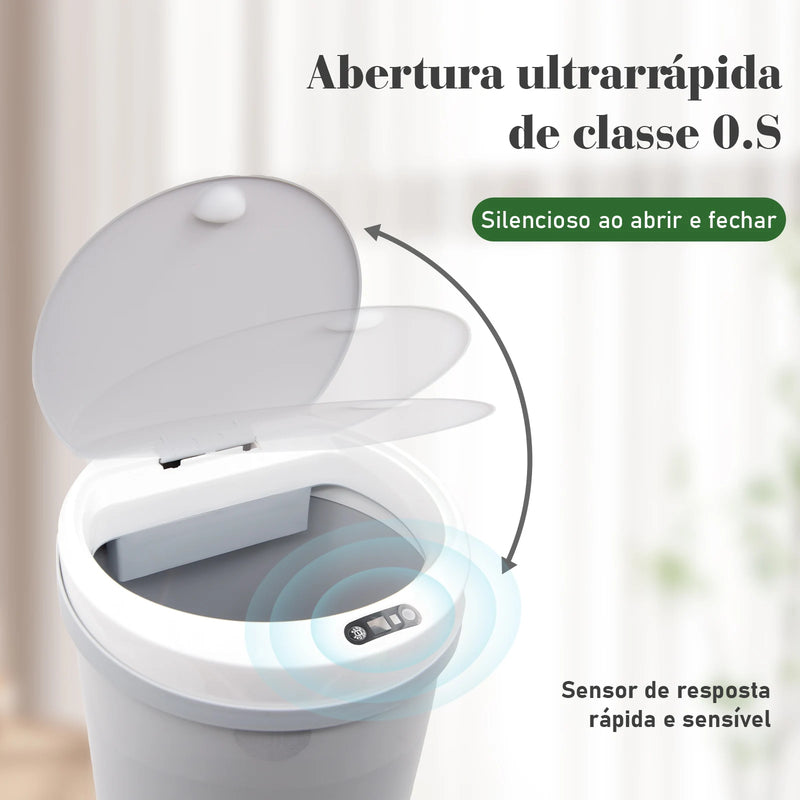 Lixeira Automática Inteligente com Sensor Infravermelho – 12 Litros