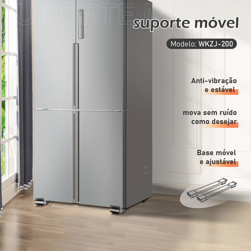 Organizador Ajustável para Geladeira – Suporte Prático para Utensílios de Cozinha