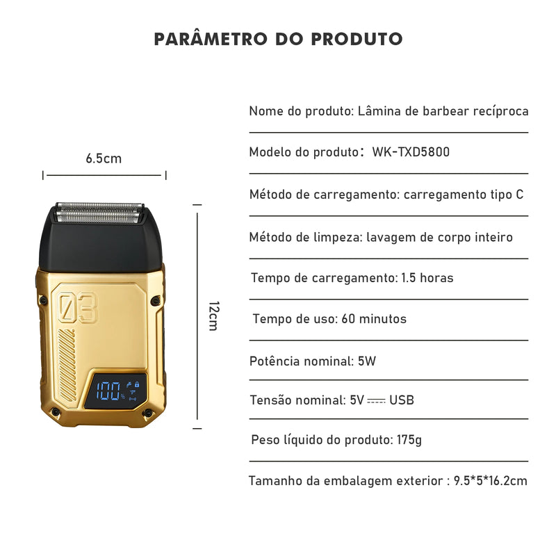 Barbeador Elétrico Masculino