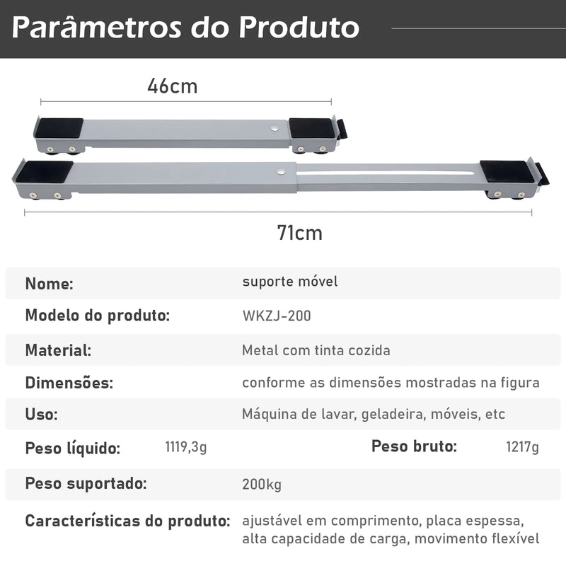 Organizador Ajustável para Geladeira – Suporte Prático para Utensílios de Cozinha
