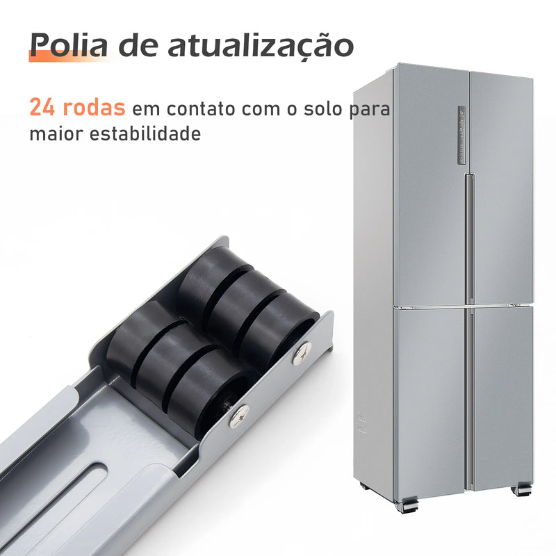 Organizador Ajustável para Geladeira – Suporte Prático para Utensílios de Cozinha