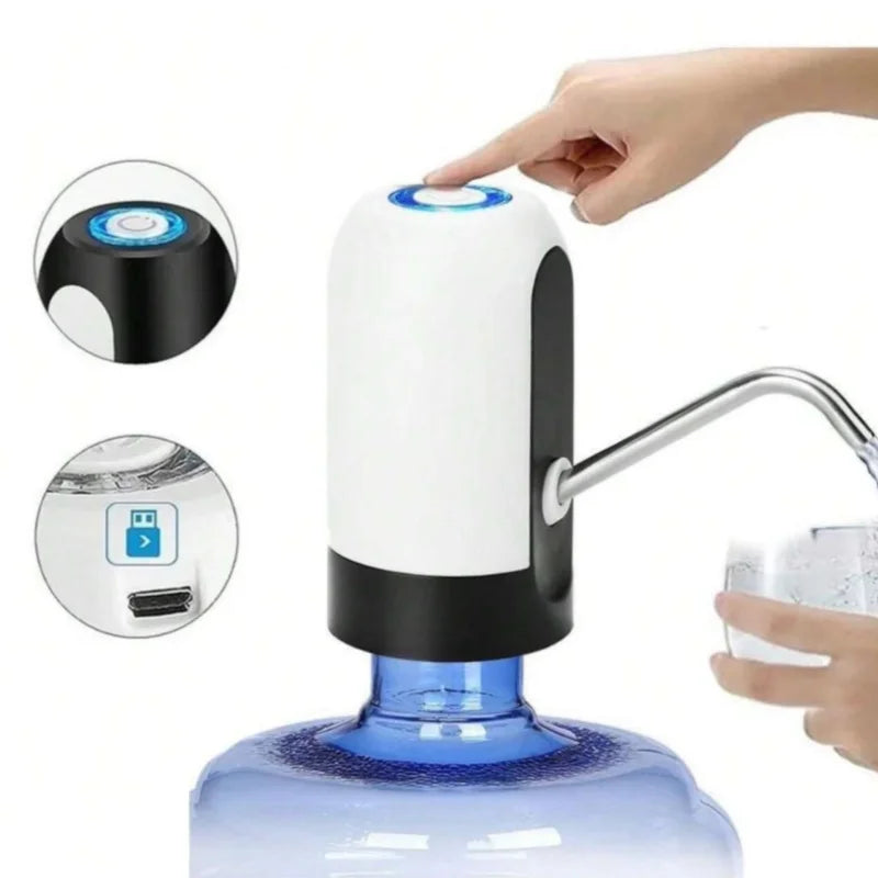 Bomba de Água Elétrica USB – Dispensador Automático Portátil para Camping