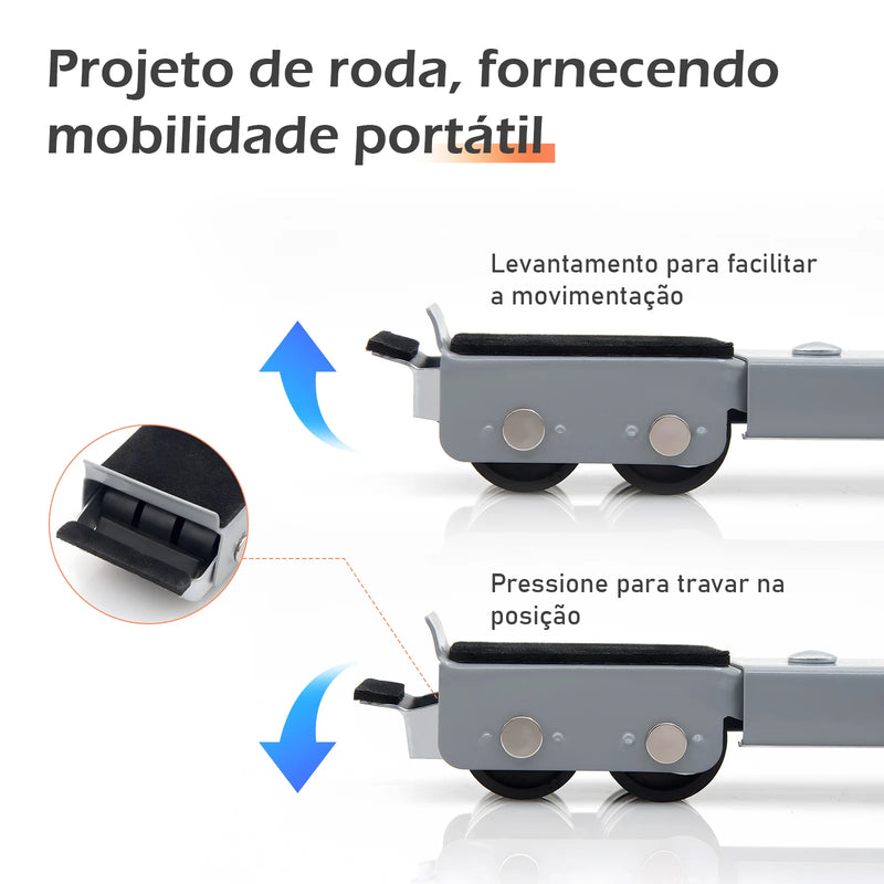 Organizador Ajustável para Geladeira – Suporte Prático para Utensílios de Cozinha