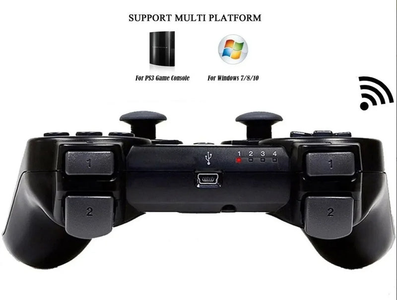 Controle Wireless para PS3 – Compatível, Estilo DualShock 3